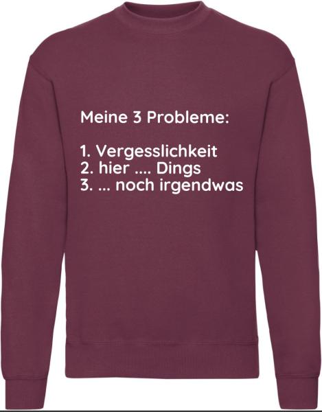 Meine 3 Probleme
